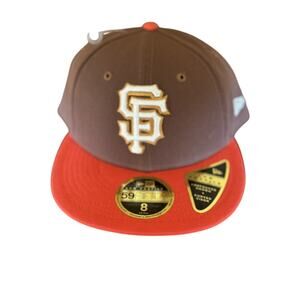 San Francisco Giants New Era 59FIFTY Low Profile Fitted Hat Cap Size 8 MLB New